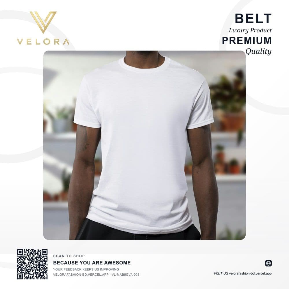 Men Textured Belt